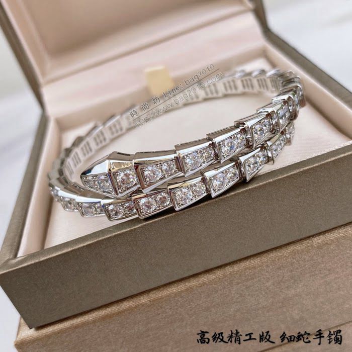 Bvlgari飾品 寶格麗高級精工版手鐲 寶格麗細蛇手鐲  zgbq3349
